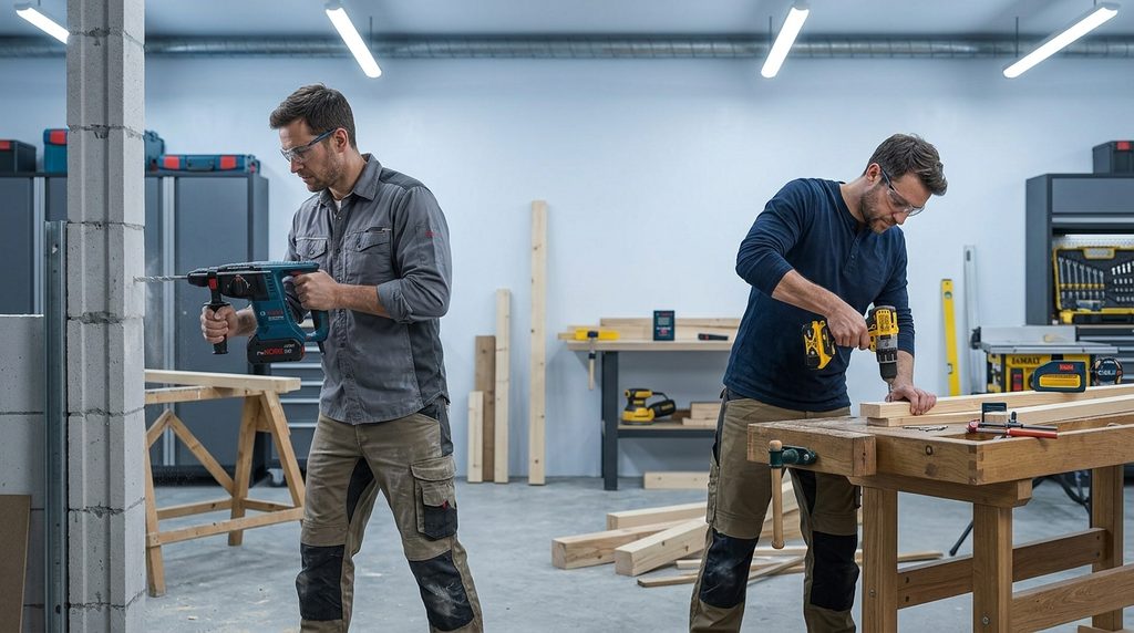 Bosch ou DeWalt para construção?