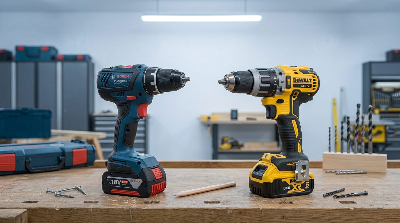 Bosch ou DeWalt: pontos fortes de cada marca