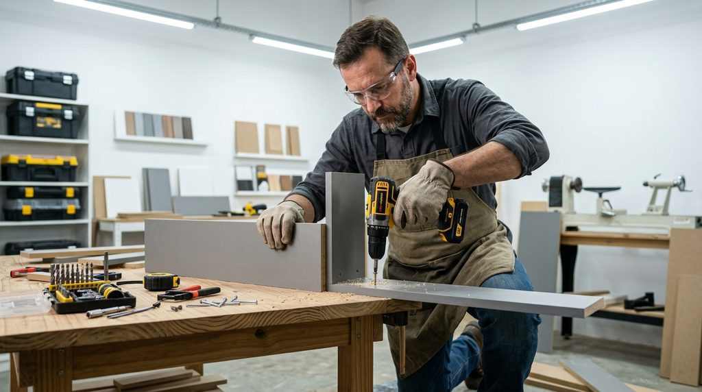 torque da parafusadeira para montagem de móveis