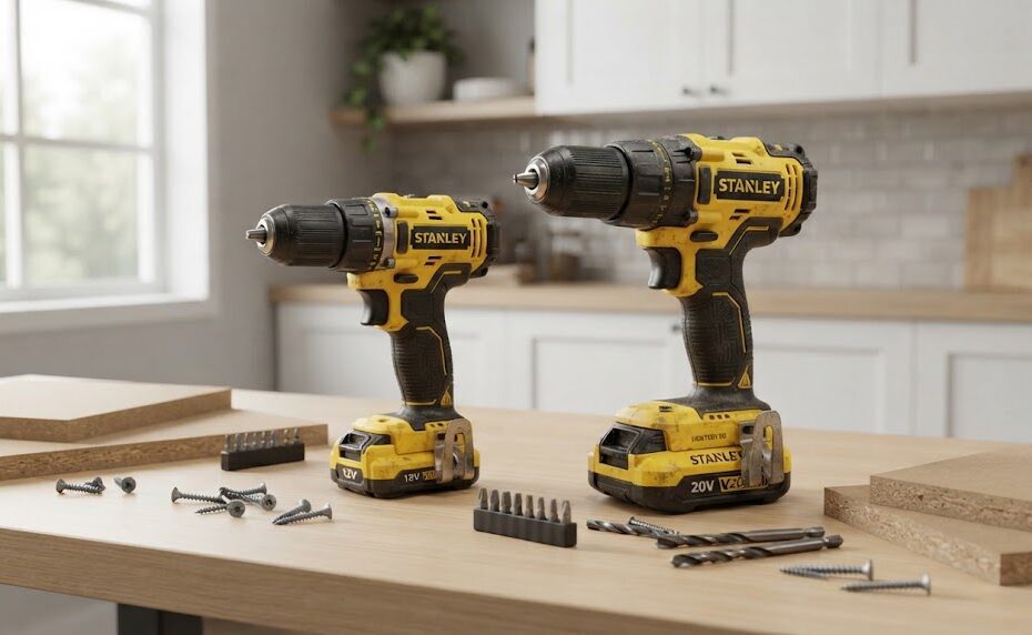 Stanley 12V ou 20V: comparação entre as duas plataformas